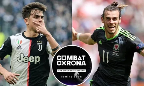 Dybala đánh bại Bale trong trò chơi FIFA 2020