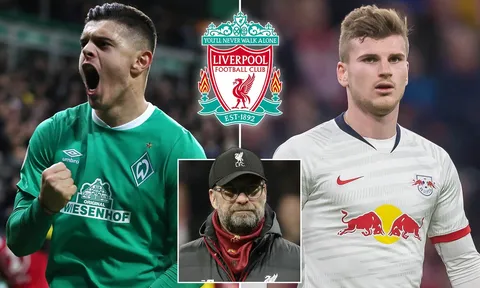 Ngoài Timo Werner, ngôi sao tấn công nào được Liverpool theo dõi sát sao?