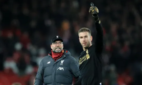 Jurgen Klopp không trách Adrian, chỉ ra vấn đề dẫn đến bàn thua đáng tiếc
