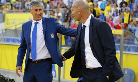 Danh hiệu La Liga: Cuộc chiến sinh tồn giữa Zidane và Setien