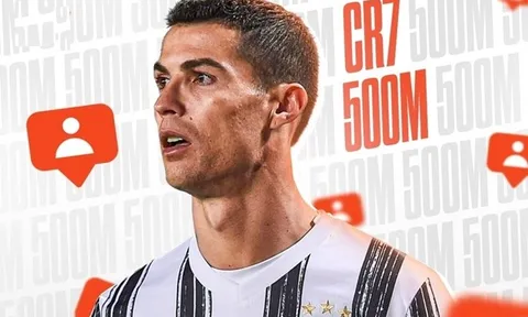 Ronaldo cán cột mốc cực khủng trên mạng xã hội