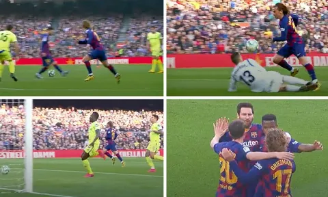 Dùng thiên lý nhãn, Messi "hồi sinh" mối liên kết với Griezmann
