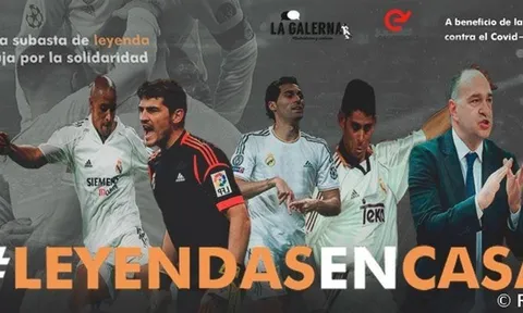 Casillas cùng các huyền thoại Real gây quỹ ủng hộ cuộc chiến chống corona