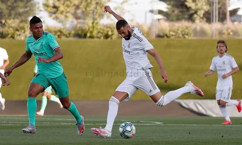 Hình ảnh mới nhất từ buổi đấu tập của Real Madrid