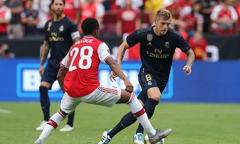 Thấy gì từ trận hòa 2-2 của Arsenal trước Real Madrid?