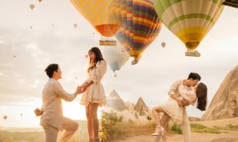 Cô gái Việt được cầu hôn giữa trời khinh khí cầu Thổ Nhĩ Kỳ, cùng chồng mua nhà, lập nghiệp ở Na Uy