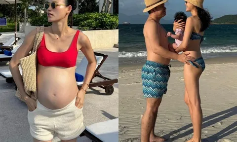 Cô giáo hot girl cao 1m77 ở TP.HCM U40 sinh con cho chồng Tiến sĩ, sau sinh khoe dáng với bikini đẹp hút hồn