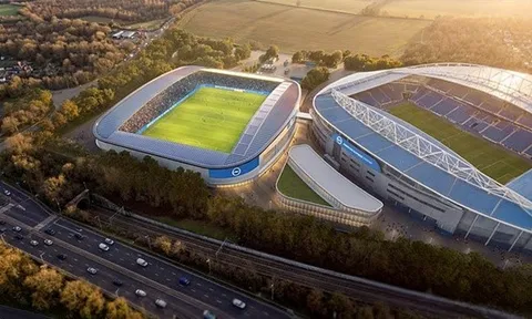 Brighton xây sân vận động bóng đá nữ đầu tiên tại châu Âu
