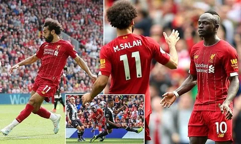 3 "khẩu pháo" nổi giận, Liverpool đè bẹp Newcastle trên sân nhà