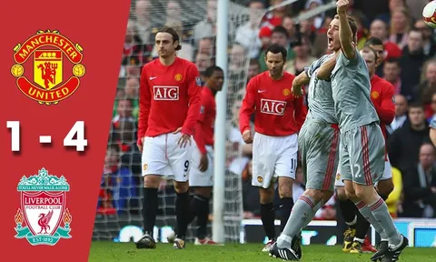 Ngày này năm xưa, Liverpool nghiền nát Man Utd tại Old Trafford