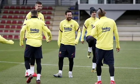 Dàn sao Barca tự tin kéo sập pháo đài Santiago Bernabeu