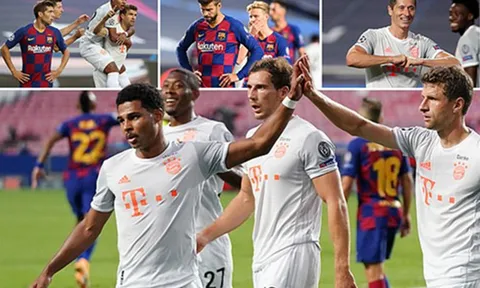 5 điểm nhấn Barcelona 2-8 Bayern Munich: Messi "cúi đầu", Setien out?