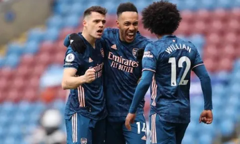 5 điểm nhấn Burnley 1-1 Arsenal: "Hung thần" Aubameyang; Thất vọng Xhaka