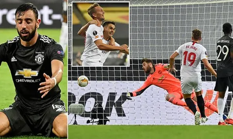 5 điểm nhấn Sevilla 2-1 Man United: Ác mộng biên trái, chuyên gia 11m Fernandes
