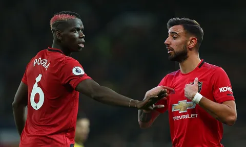 5 sơ đồ khả dĩ để Man Utd kết hợp Pogba và Fernandes