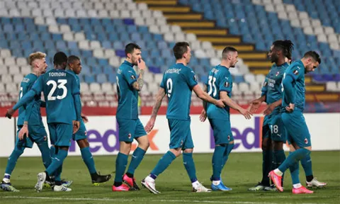 5 thống kê thú vị của AC Milan sau trận hòa oan nghiệt trước Crvena Zvezda