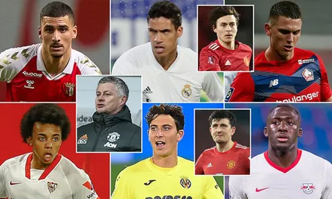 5 trung vệ Man United cần chiêu mộ để nâng tầm Maguire