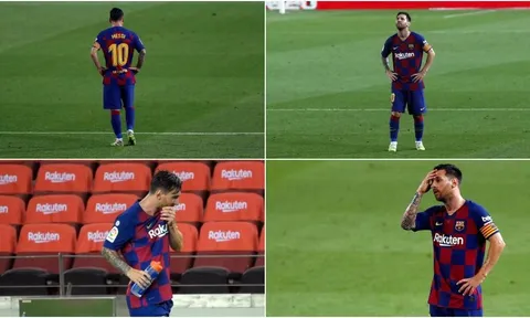 "50 sắc thái" của Messi trong ngày Barca bị Real phế truất