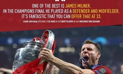 Bất ngờ! Van Gaal chỉ ra cái tên "khó tin" xuất sắc nhất mùa trước
