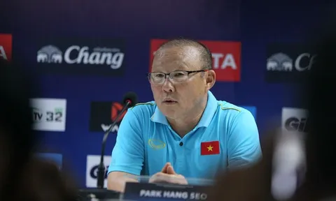 Trực tiếp họp báo ĐT Việt Nam 0-0 Thái Lan: HLV Park Hang-seo tiếc nuối sau trận hòa