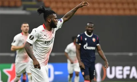 7 con số thú vị sau trận hòa của AC Milan ở trận lượt về với Crvena Zvezda