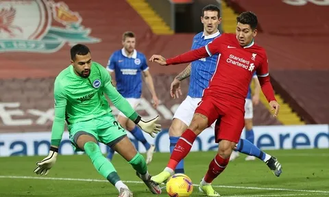 7 thống kê đáng chú ý sau trận Liverpool 0-1 Brighton: Nỗi thất vọng hàng công