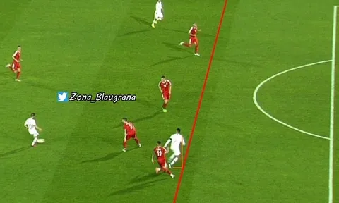 Ronaldo đã việt vị trước khi ghi bàn vào lưới Serbia