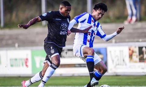 Văn Hậu thể hiện như thế nào khi đá trọn 90 phút trong màu áo Jong Heerenveen?