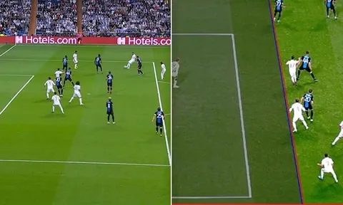 SỐC! Lộ hình ảnh 'cú lừa' không thể tin nổi ở bàn thắng của Ramos
