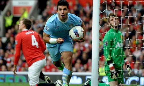8 năm Aguero ở Man City là ngần ấy đau thương của Man Utd
