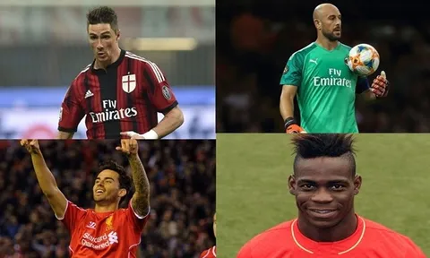 8 ngôi sao từng khoác áo AC Milan và Liverpool: Torres, Balotelli và ai nữa?
