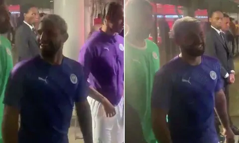 Phản ứng hài hước của Kun Aguero khi được người hâm mộ tỏ tình