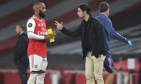 Mikel Arteta tiết lộ lý do khiến Lacazette "hồi sinh"