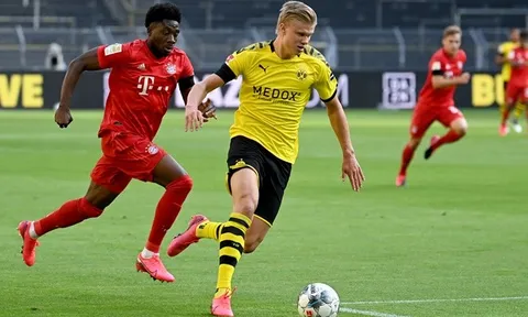 Alphonso Davies và những thông số 'cực đỉnh' ở trận gặp Dortmund