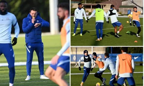 Chelsea trở lại tập luyện, trò cưng Lampard lo lắng ra mặt