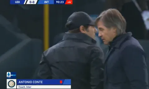 Quát tháo ngoài đường biên, Conte nhận ngay kết cục đắng lòng