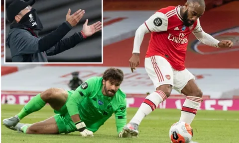 Van Dijk và Alisson hóa tội đồ, Liverpool "sập bẫy" tại Emirates