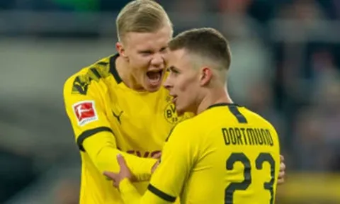 Haaland đổi vai diễn, Dortmund công phá hiểm địa, chiếm vị trí thứ 2 BXH