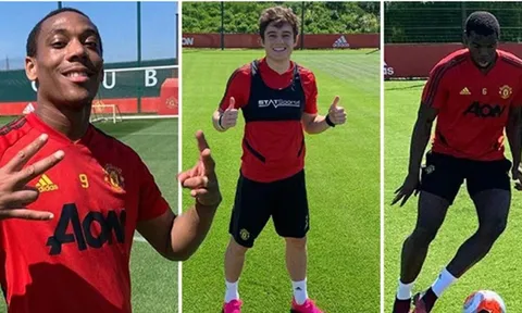 Dàn sao trở lại tập luyện, Man United chuẩn bị tái xuất tại EPL