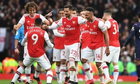 Arsenal thắng hủy diệt 6 bàn trước ngày Premier League trở lại