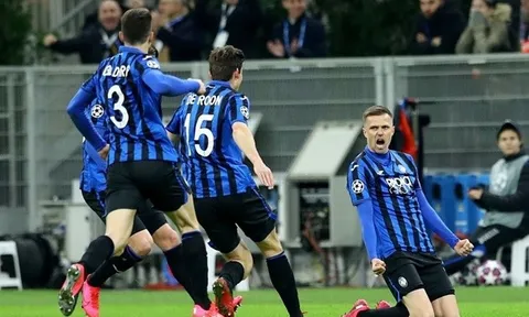 Atalanta gánh cả hy vọng của Italy tại Champions League