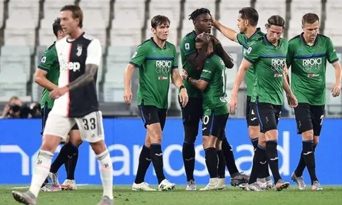 Atalanta phá kỷ lục ghi bàn tồn tại 70 năm của Juventus