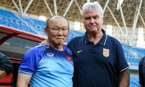 Trợ lý tiết lộ về 3 lần HLV Park Hang-seo gặp "sếp cũ" Guus Hiddink tại Trung Quốc