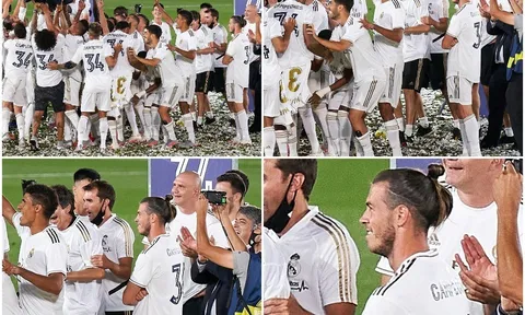 Ăn mừng "lấy lệ", Bale tiếp tục bị Zidane trục xuất khỏi đội hình