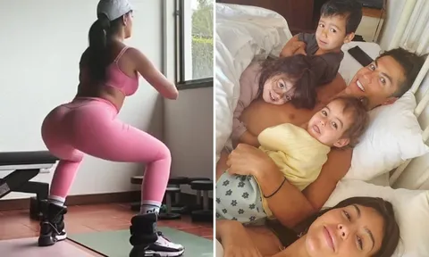 Bạn gái khoe bờ mông hững hờ khiến Ronaldo mê mẩn