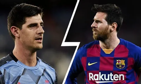 Cả gan xỉa xói Messi, Courtois nhận cái kết đắng không tưởng từ Barcelona