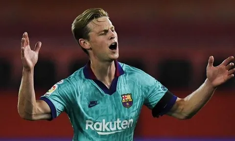 Barcelona nhận tin cực nguy về Frenkie de Jong