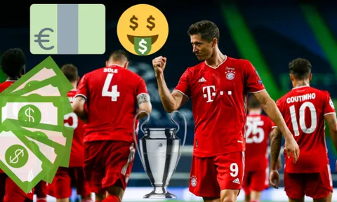 Bayern Munich sắp phá kỷ lục doanh thu Champions League
