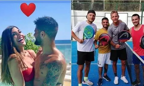 Bỏ bóng đá, Insigne cùng đồng đội chuyển sang chơi quần vợt