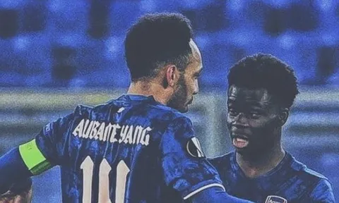 Bỏ lỡ cơ hội vàng, Aubameyang nói 1 câu về Saka